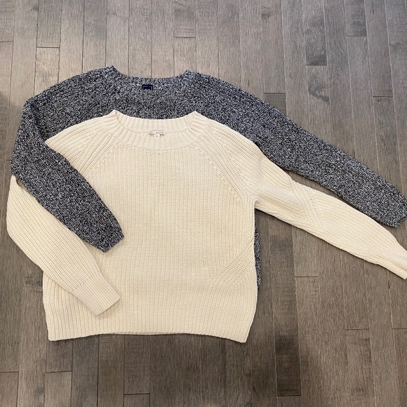 GAP Sweaters - Gap Heavy Knit Cotton ~ Two Sweaters